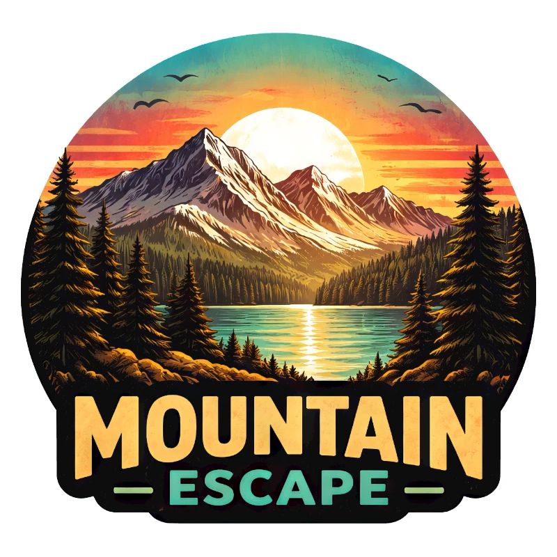 Mountain Landscape Sunset