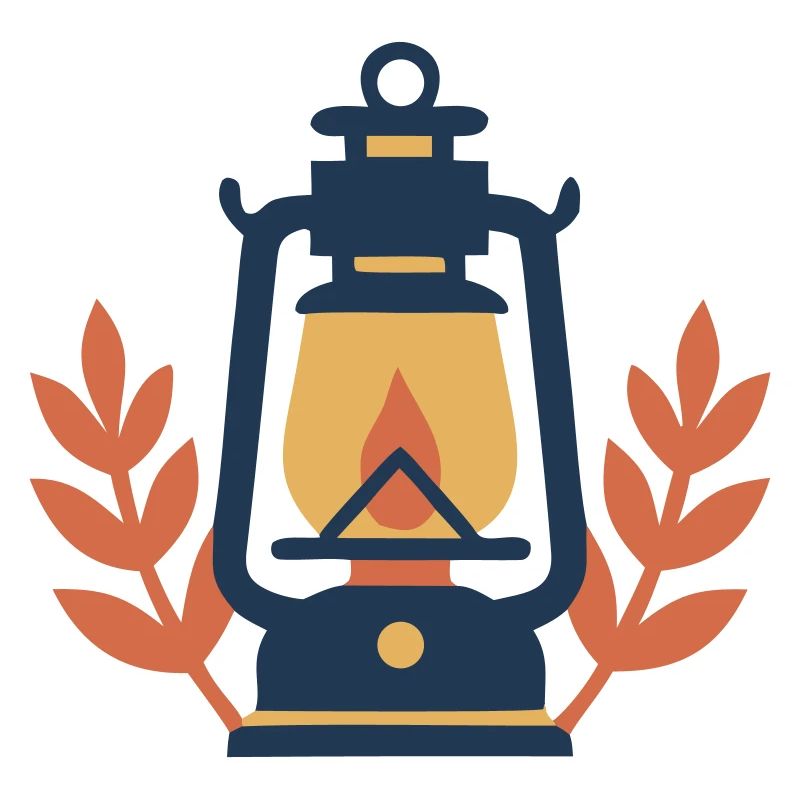 Camping Lantern Nature Forest