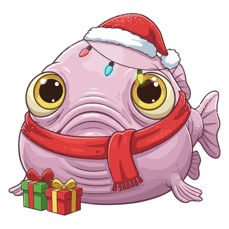 Lustiger Blobfisch - Weihnachtszeit mit...