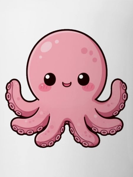 Squid Octopus Kawaii Gift Summer Holiday