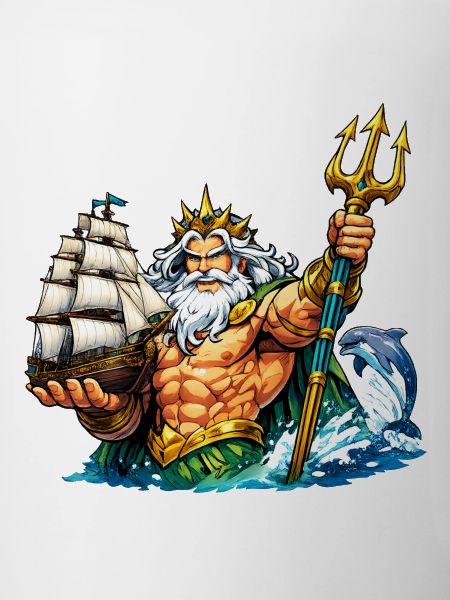 Neptune with sailing ship