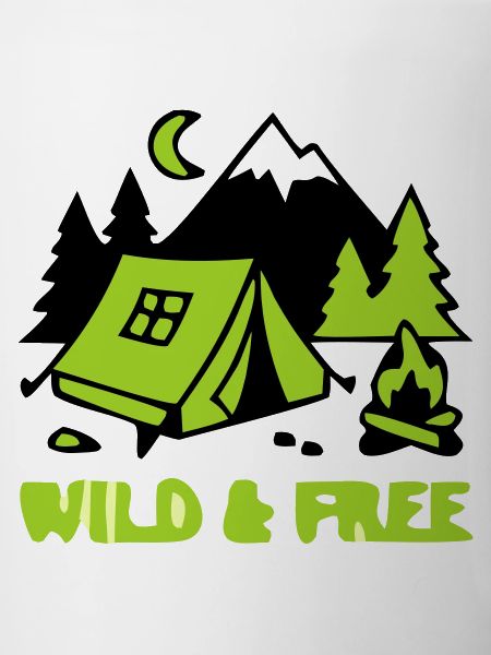 Camping Tent Nature Graphic