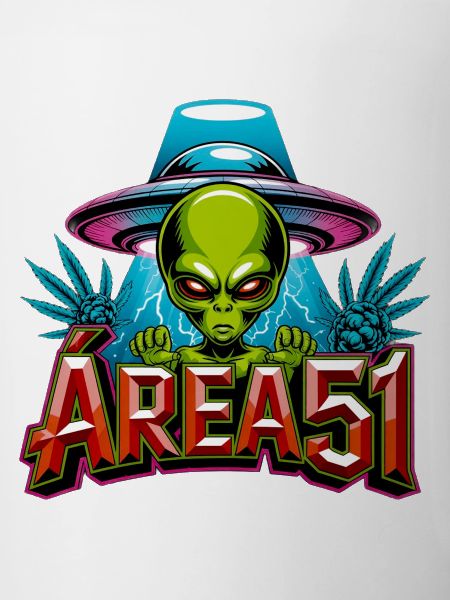 Alien Area51 Retro-Graffiti