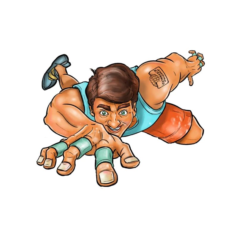 Cool climbing motive - Climber