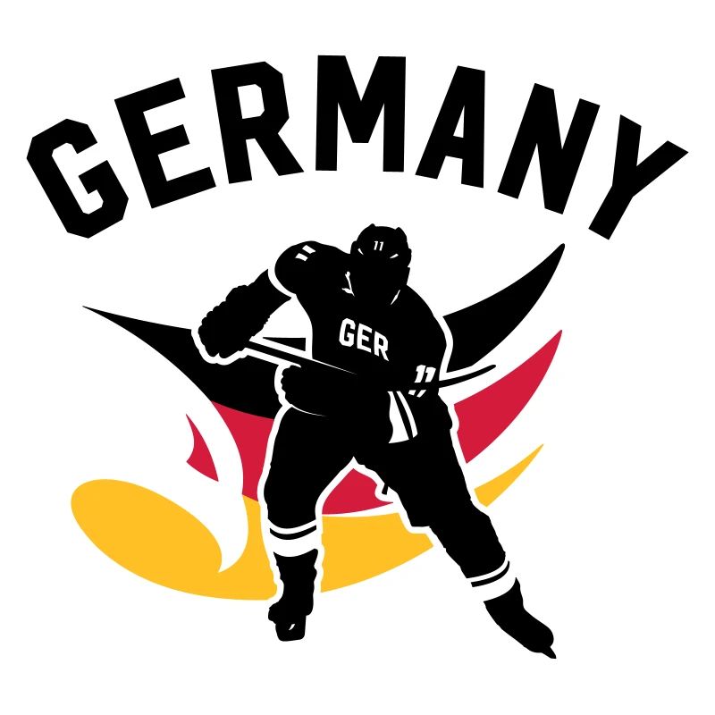 GERMANY EISHOCKEY STÜRMER MIT ADLER