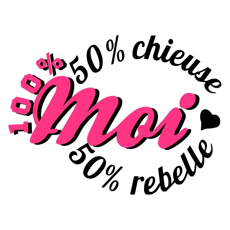 Moi, Chieuse et Rebelle à la fois. 
