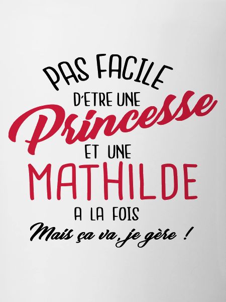 Princesse et Mathilde