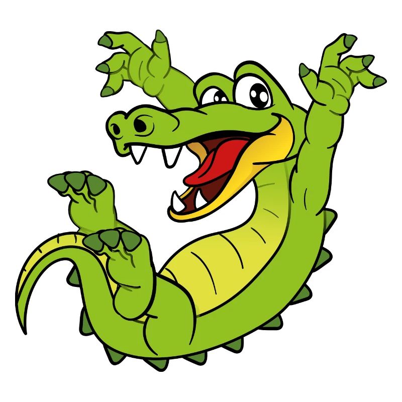 Funny Cute Cool Alligator Crocodile