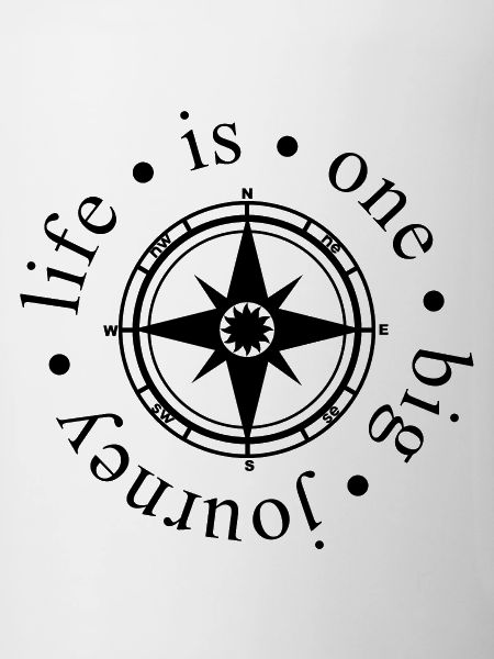 Life is a journey - compass