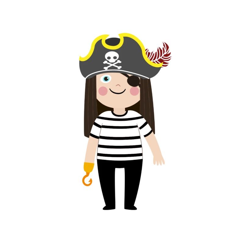 Pirate with pirate hat