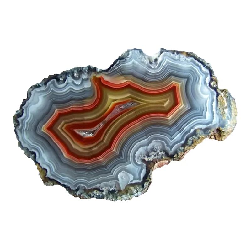 Agate minérale quartz géode gemme
