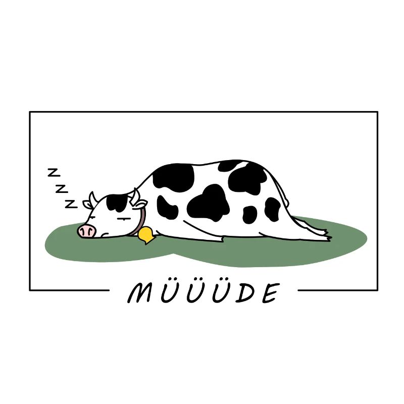 "MÜÜÜDE" Kuh - Geschenkidee