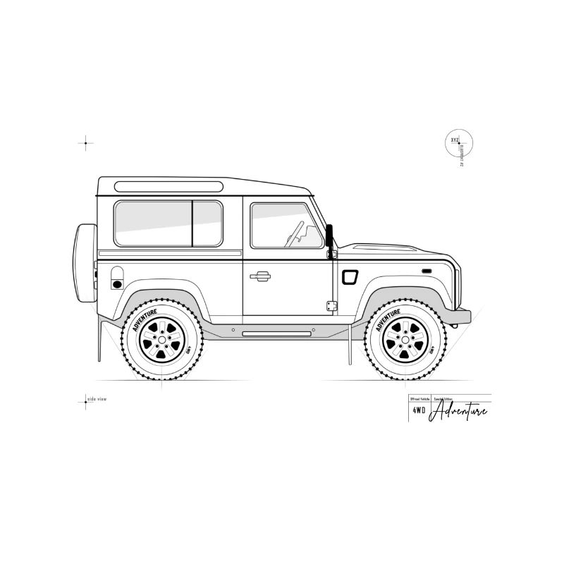 Conception automobile tout-terrain Landy