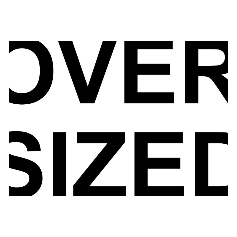 Slogan oversize
