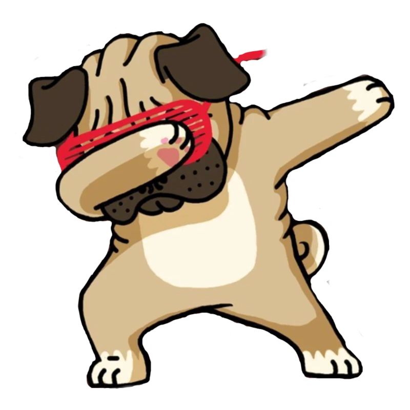 Funny Dabbing Pug - Funny Pug