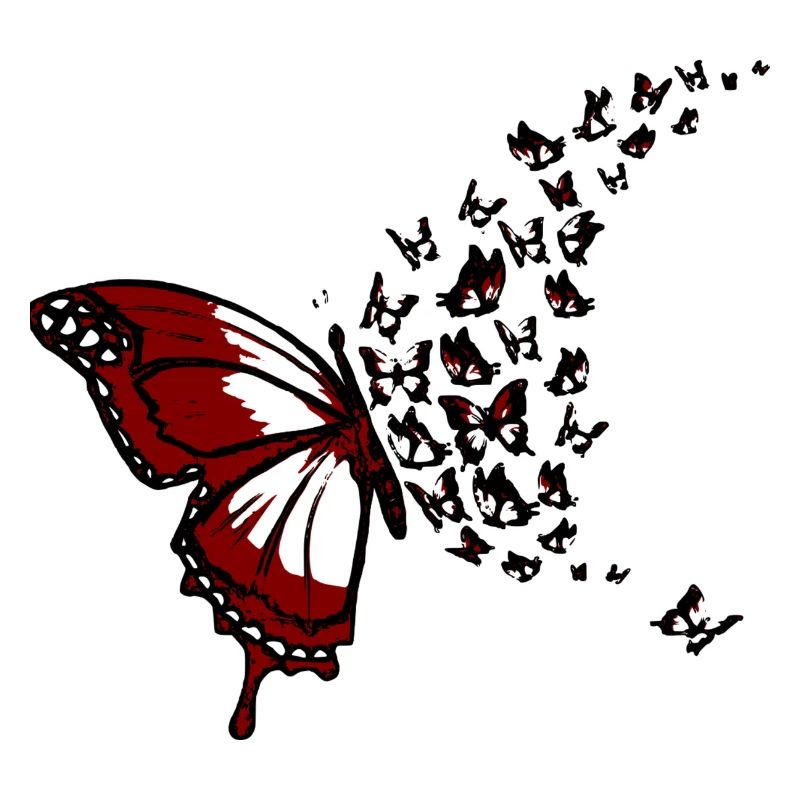 Essaim de papillons