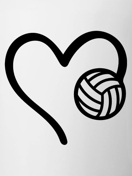 Volleyball Heart
