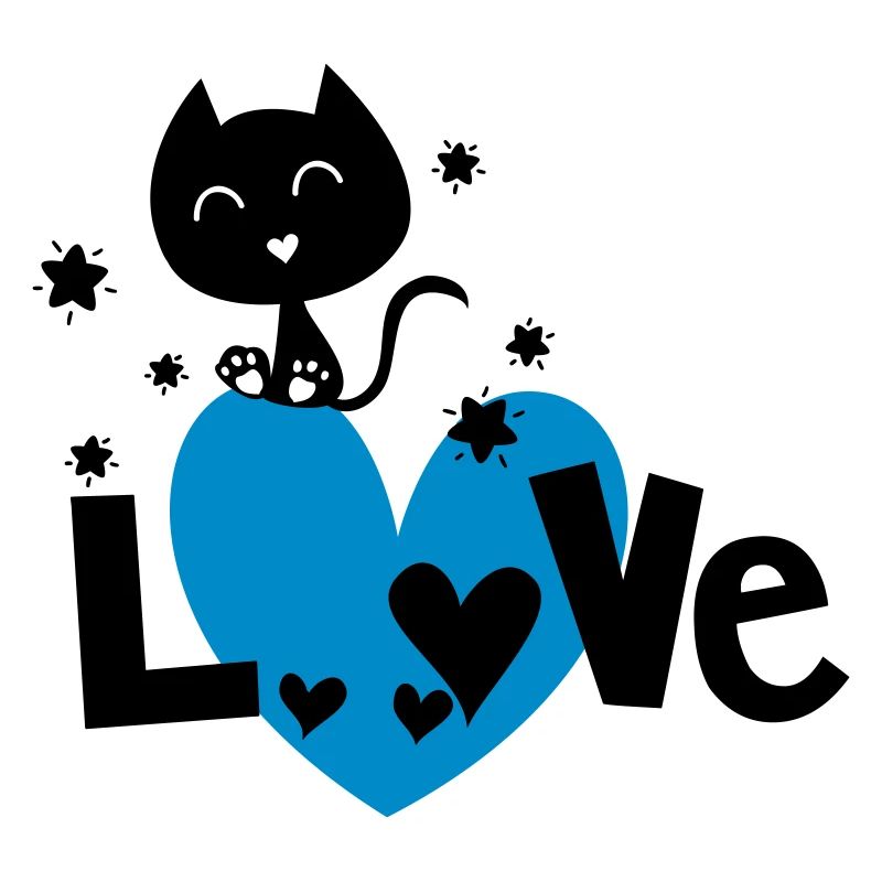 Die Liebe einer Katze! Liebe Katzen