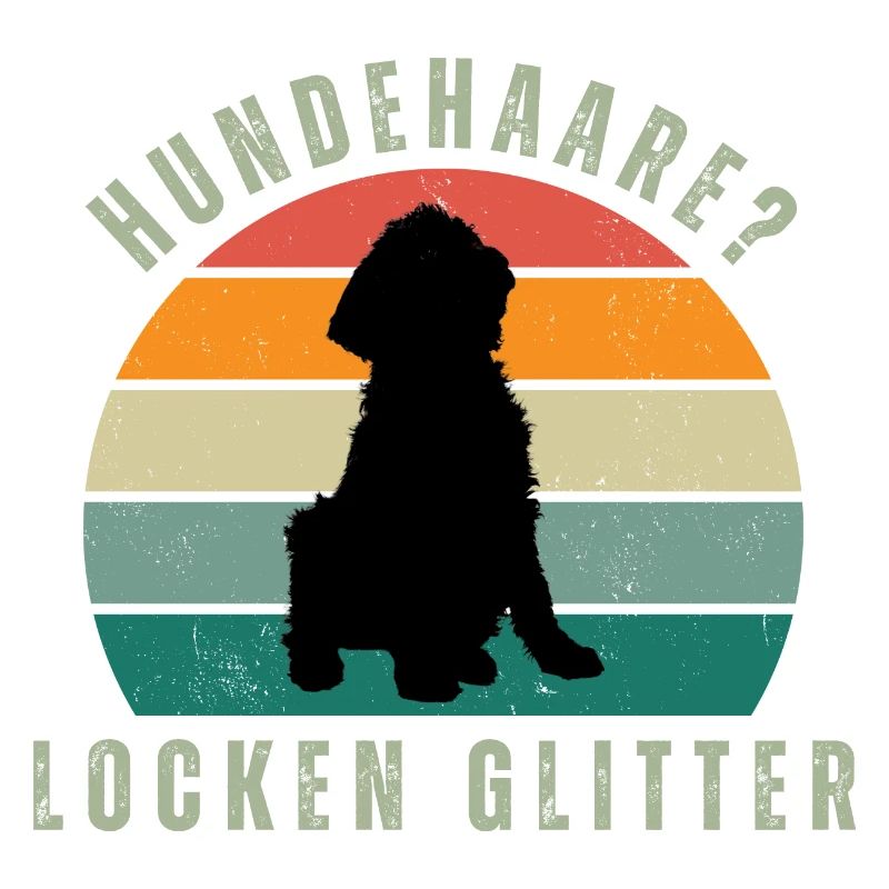 Locken Glitter Retro Sunset
