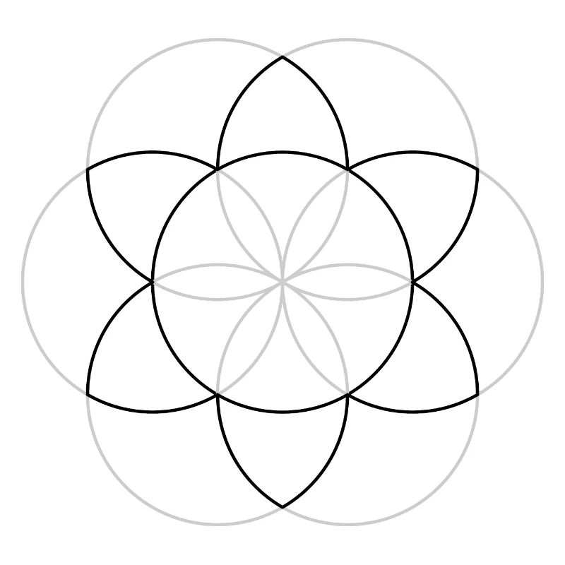 Abstract flower in mandala