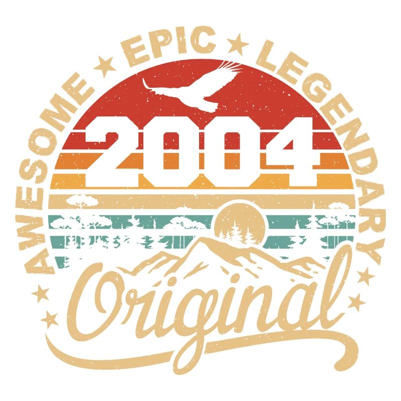 Original 2004 Retro 2004 Birthday Gift 2004