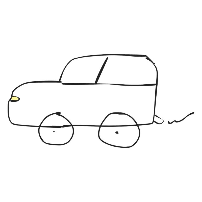 Drawn car