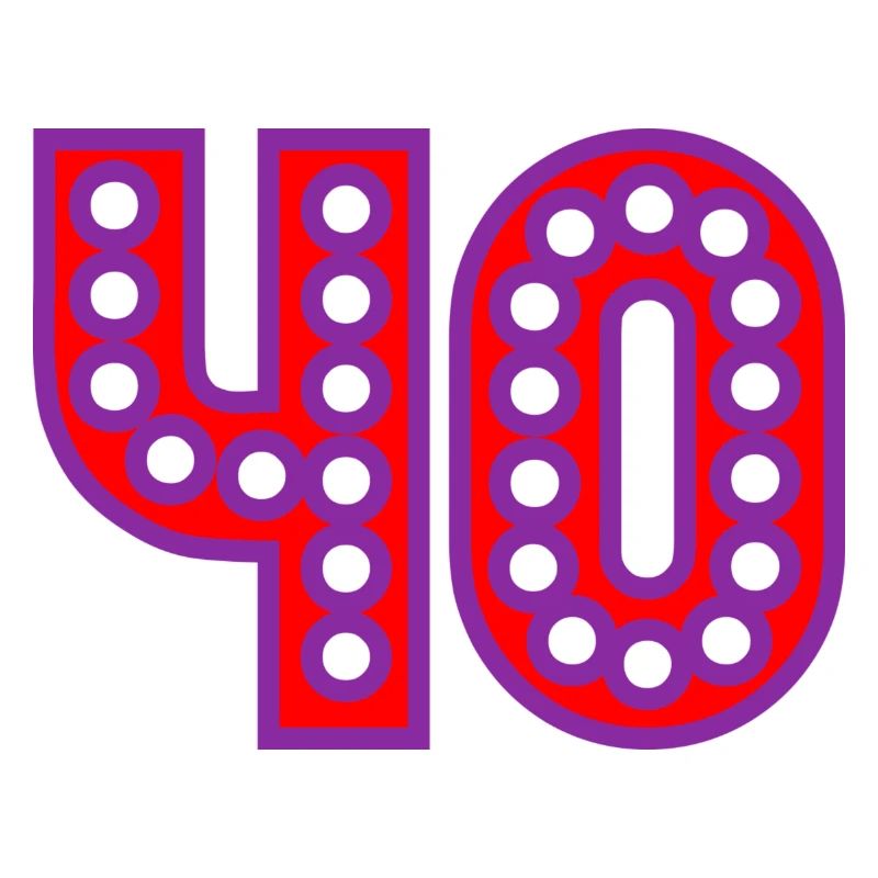 40. 40 ANS. 40e ANNIVERSAIRE. ANNIVERSAIRE 40 ANS.