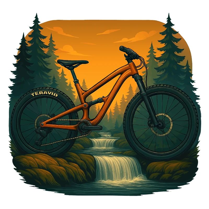 Aventure en VTT à la cascade
