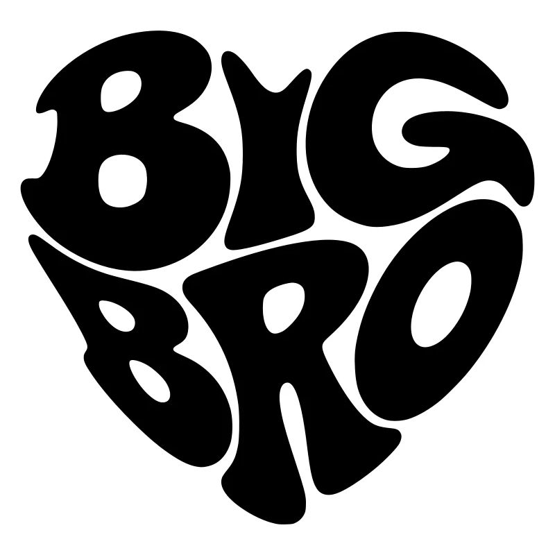 Big Bro - Herz Form - Herzform - Großer Bruder
