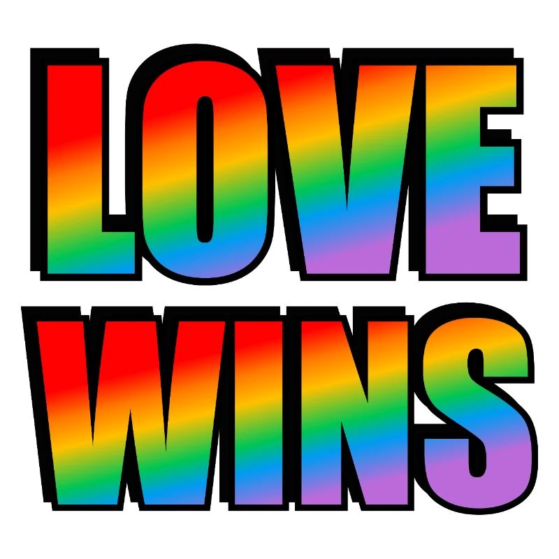 LOVE WINS rainbow pride