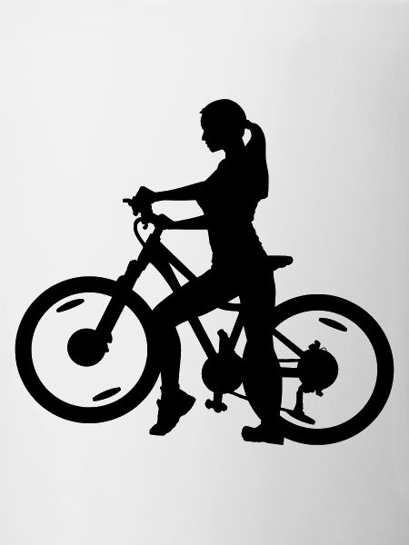 Radfahrerin