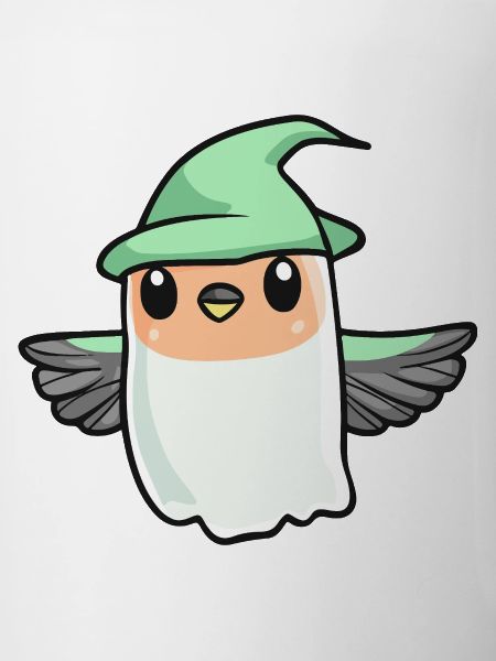 Hummingbird Bird Halloween Ghost
