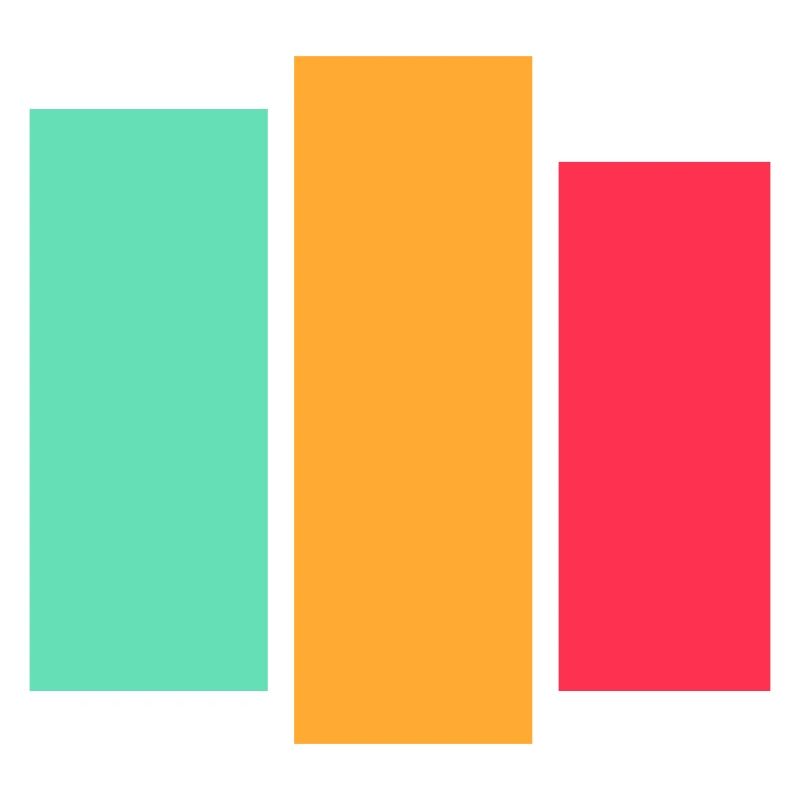 Tri Block Neon Palette