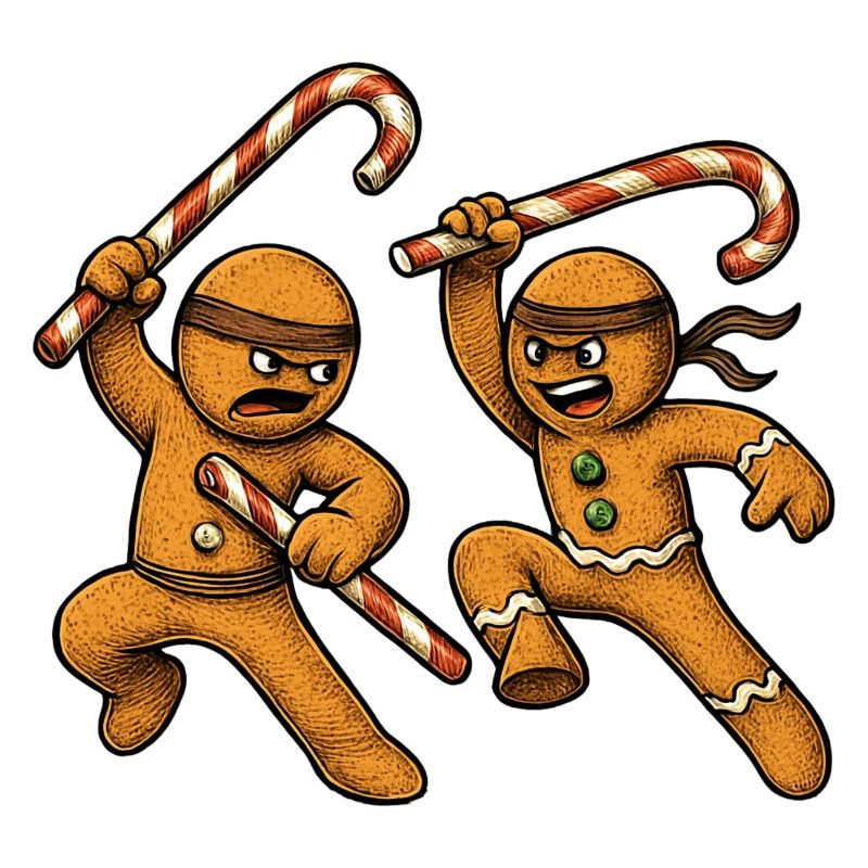 Weihnachts-Lebkuchenmänner