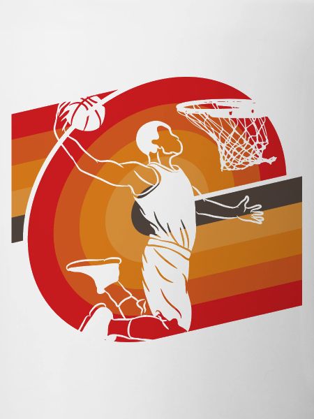 Classic Oldschool Basketball Design Retro