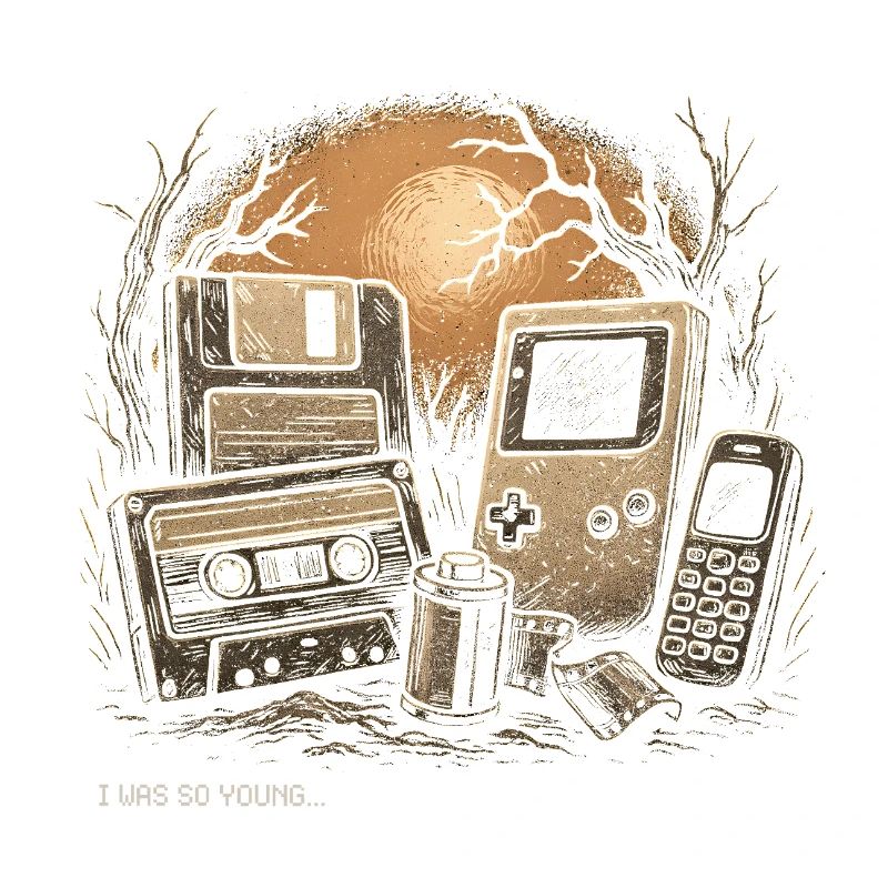 Nostalgie rétro – J’étais si jeune Tee