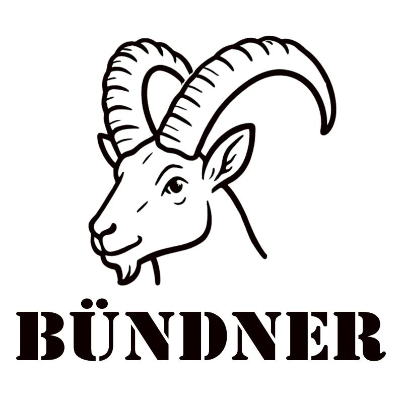 Graubünden Alpine Bock