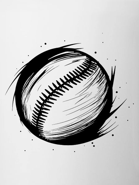 Baseball Ball Sketch