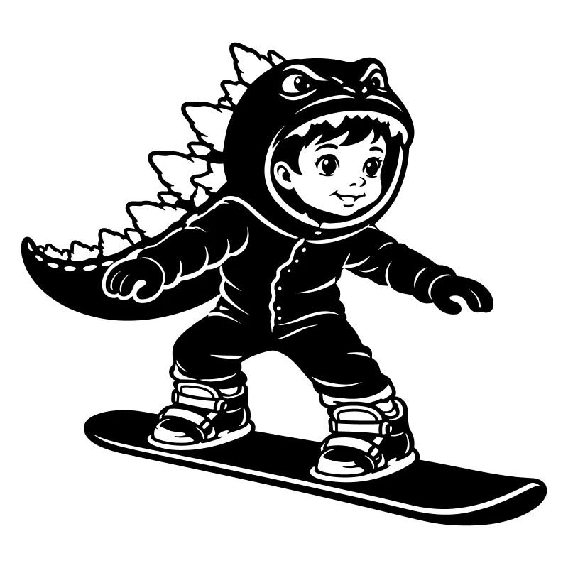 Snowboard Dragon Boy