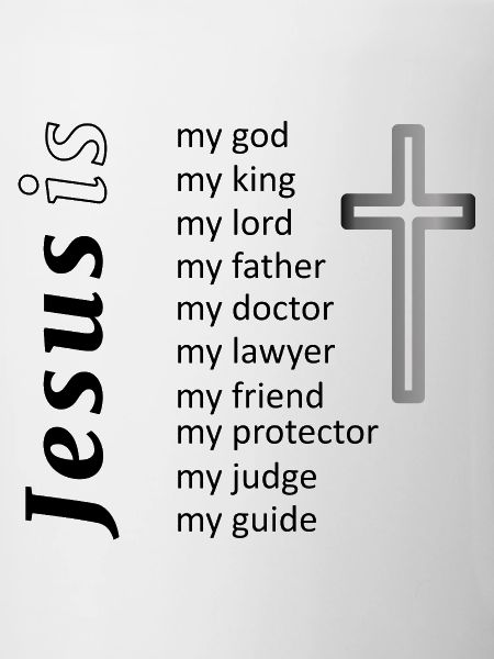 Minimalist Cross Silhouette