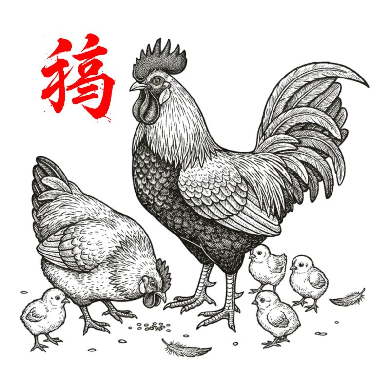 Élevage de poulets asiatiques
