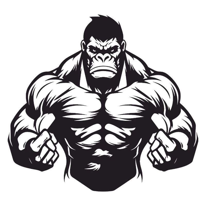 Muscles gorilles