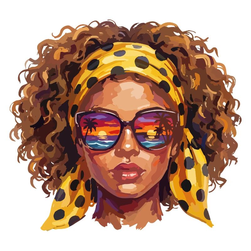 Frau mit Sonnenbrille 