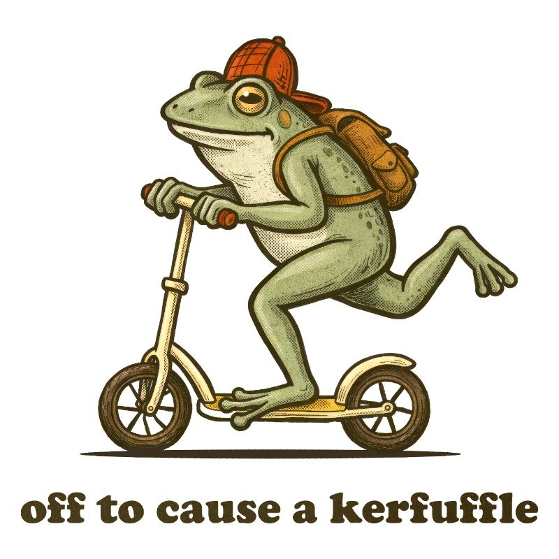 Off to cause a kerfuffle 