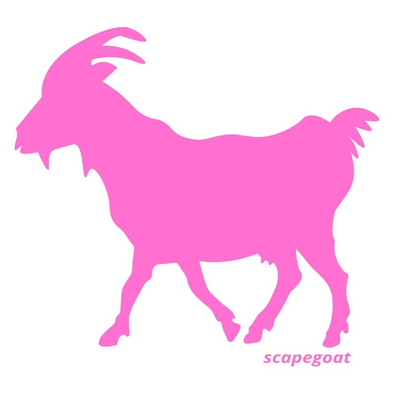 Bouc émissaire rose