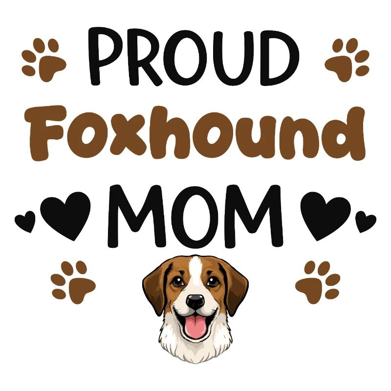 Fière mère Foxhound, Foxhound américain