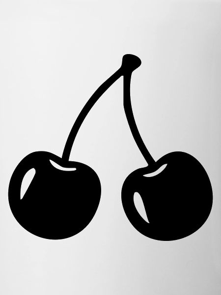 Cherry Silhouette – Sweet Fruit Design