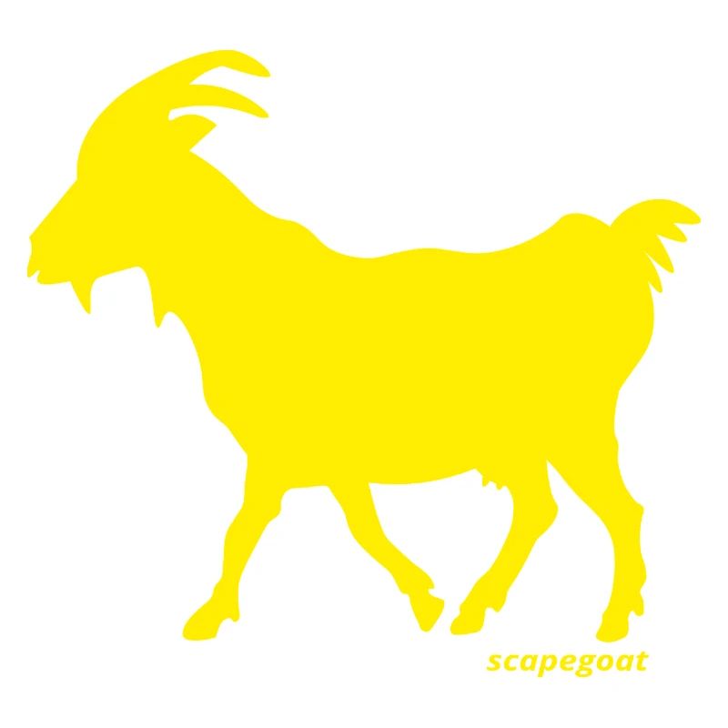 Chèvre GOAT bouc émissaire jaune
