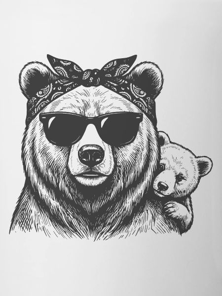 Mama Bear and Baby