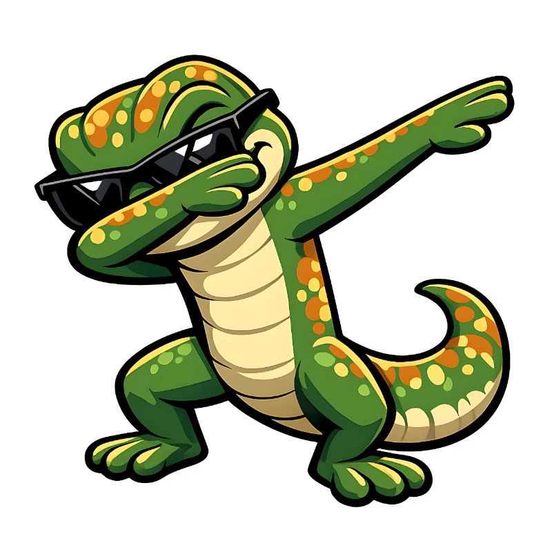 Dabbing Gecko